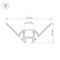 Профиль Arlight ARH-DECORE-S12-INT-2000 ANOD внутренний 023868