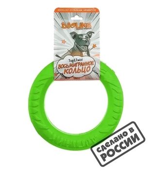 Doglike Tug & Twist Игрушка для собак Кольцо 8-гранное, зеленое