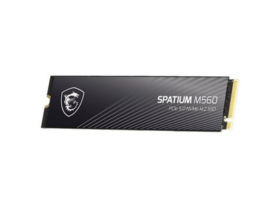 SSD накопитель MSI SPATIUM M560 1ТБ, M.2 2280, PCIe 5.0 x4, NVMe [S78-440L0F0-P83]