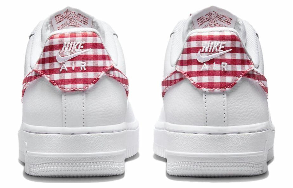 Кроссовки Nike Air Force 1 Low "Red Gingham" (Женская размерная сетка)