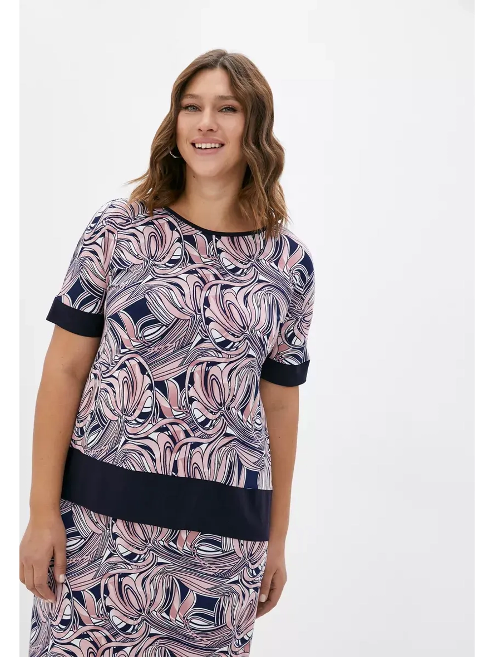 Костюм летний с юбкой