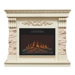 Каминокомплект Real Flame Marseilles Luxe 24 WT с очагом Kendal 24