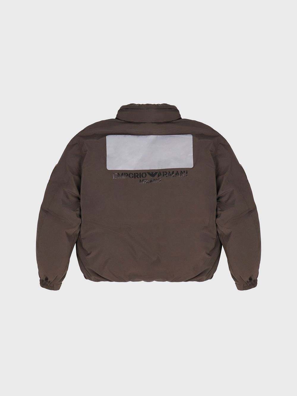 Пуховик Emporio Armani Milano Logo Nylon Jacket Verde Militare