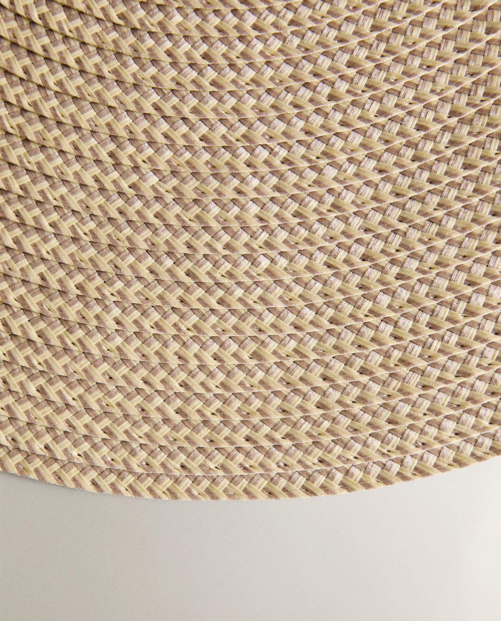 Zara Home сервировочная салфетка из льна, диаметр 38 см (комплект 2 шт.)