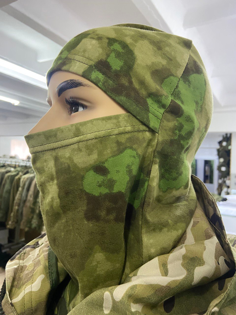 Балаклава хлопковая / мох