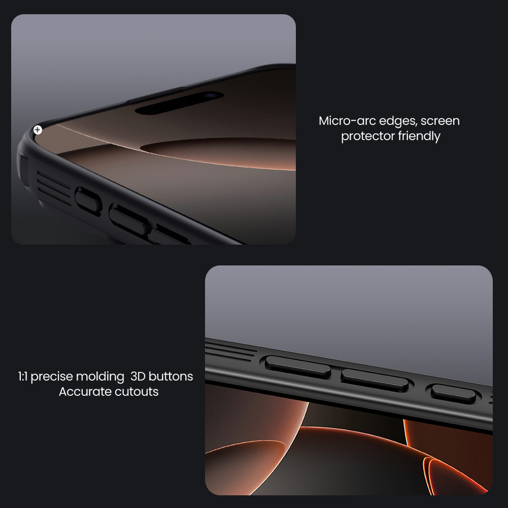 Усиленный чехол с сдвижной шторкой для камеры от Nillkin для iPhone 16 Pro Max, серия CamShield Pro Case