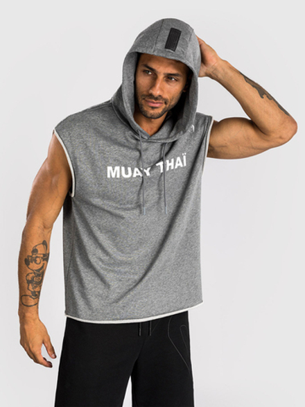 Худи без рукавов Venum Muay Thai VT Heather Grey