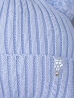 Шапка со снудом для девочки демисезонная