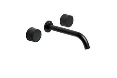 Смеситель из стены PRESTIGE на 3 отв. BLACK