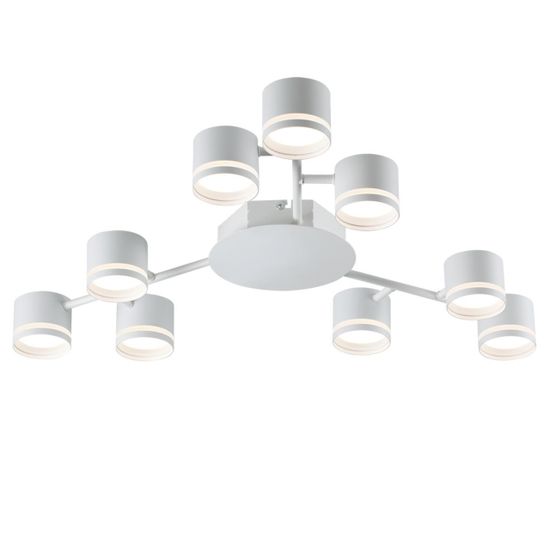 8235/9C COMFI LN25 200 белый металл Люстра потолочная LED GX53 9*12W 220V GARETA