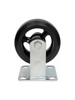 Колесо промышленное неповоротное с подшипником 125мм резина/чугун Gigant G-04-09-32
