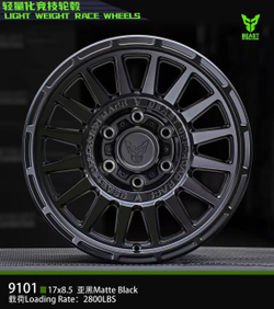 Диск колёсный литой BEAST OFFROAD 9101 R17 8,5 ЕТ0 Matte Black