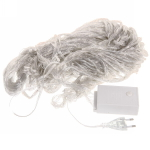 Гирлянда для дома ЗАНАВЕС «Водопад Созвездие» ш2м* в3м 624 лампы LED, прозрачн. пров, IP-40. Белый