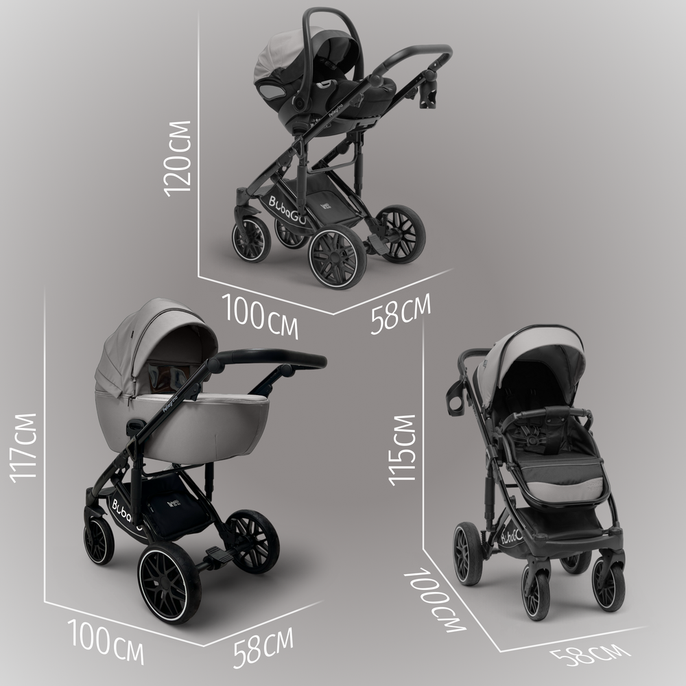 Модульная коляска BubaGO Pellegrino 3в1