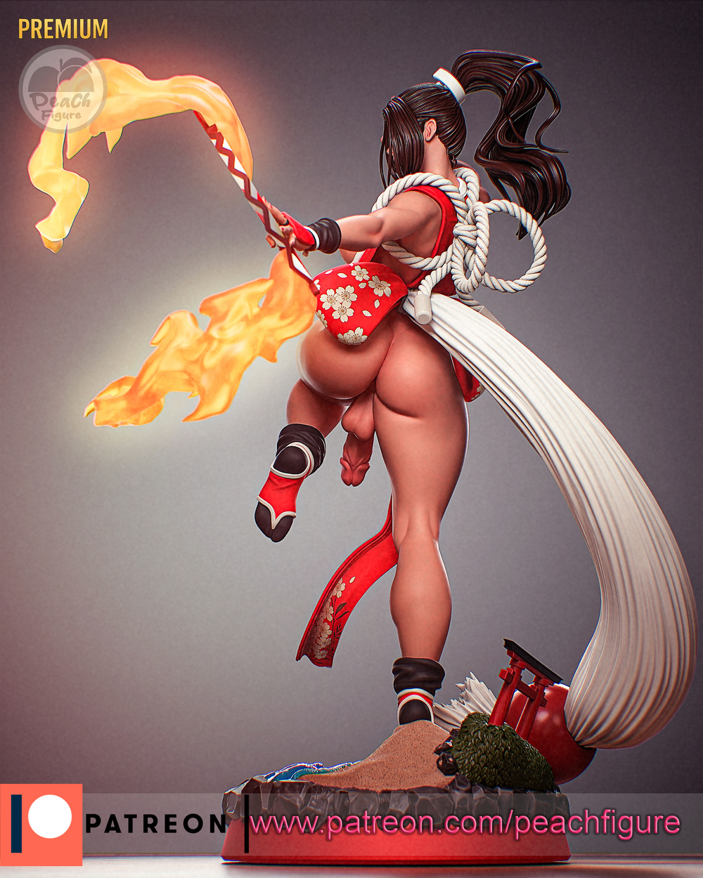 Май Сирануй Король бойцов Фатальная ярость Mai Shiranui King of Fighters Fatal Fury Фигурка