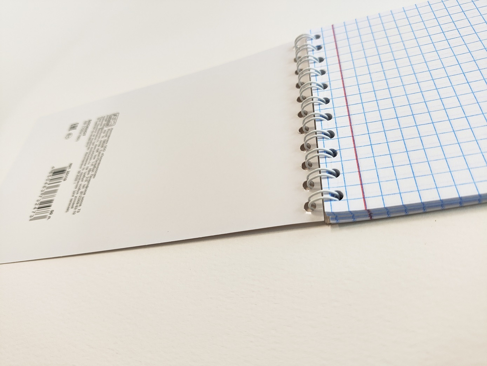 Блокнот PROSTO БЛОКНОТ в клетку, А6+ вертикальный 50 листов (бумага 2 сорт)