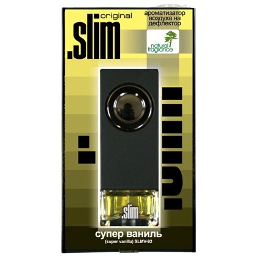 Ароматизатор на дефлектор  SLIM 92  Супер ваниль 8 мл (FKVJP)