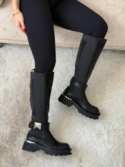 Сапоги из натуральной кожи