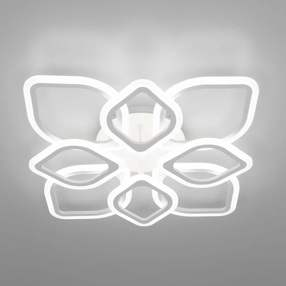 Citilux Ромби CL236180R LED Люстра с пультом Белая