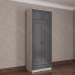 Шкаф распашной с антресолью 2/3 (мадес)