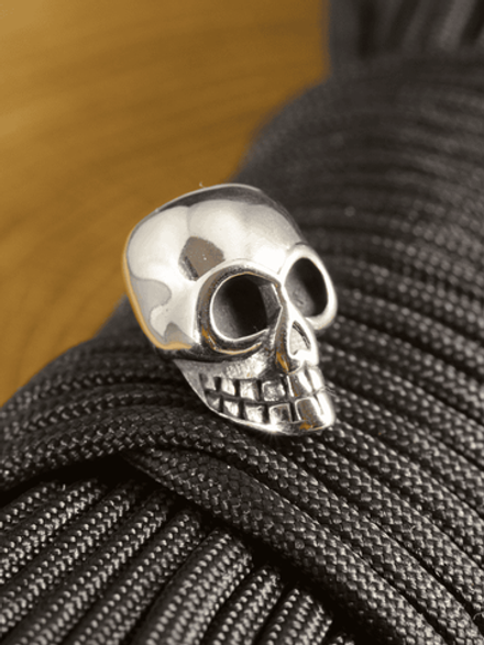 Бусина «Череп» из нержавеющей стали