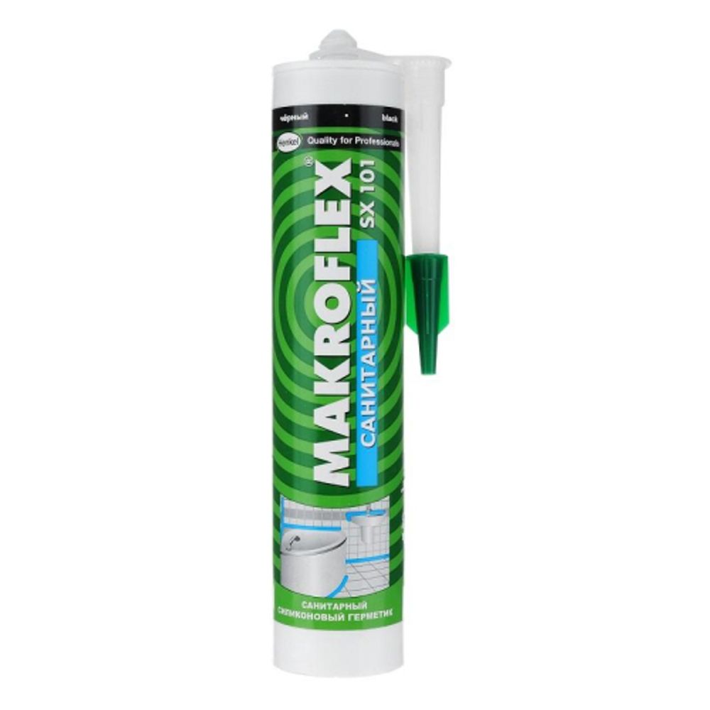 Герметик Макрофлекс 2670568 SX101 силиконовый санитарный белый 290 мл.
