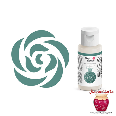Краситель жирорастворимый Топ декор ЗЕЛЕНЫЙ 25 гр.