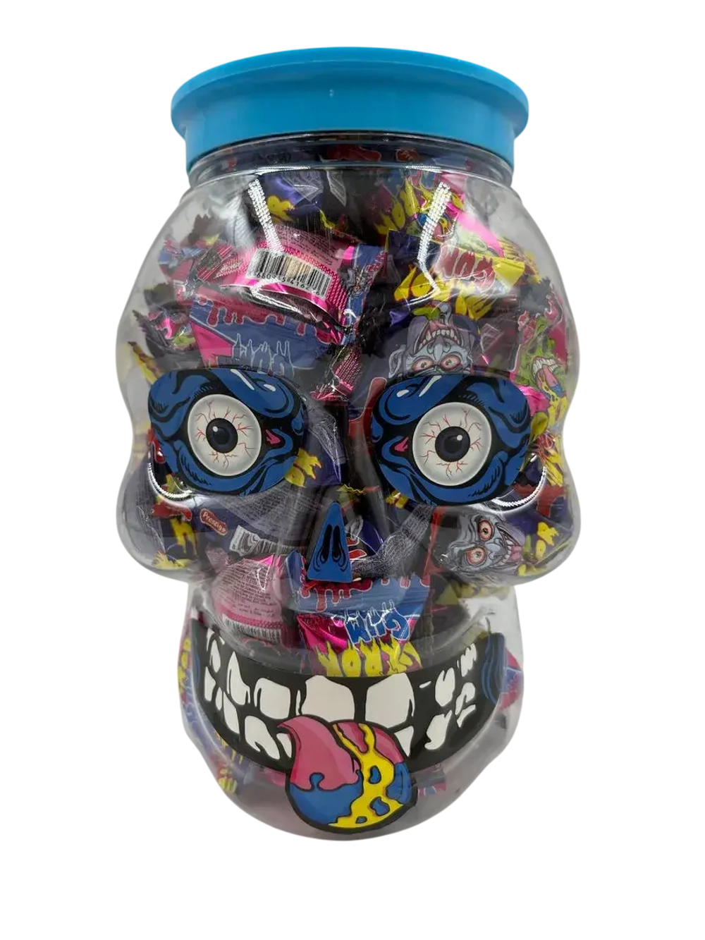 Жевательная резинка Horror Gum с кислой начинкой, 100шт