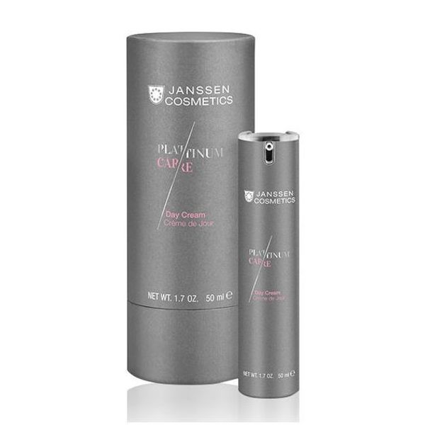 Реструктурирующий дневной крем с пептидами и коллоидной платиной Day Cream, Platinum Care, Janssen Cosmetics, 50 мл