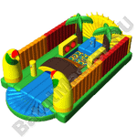 Коммерческий надувной батут "Попугай 2"