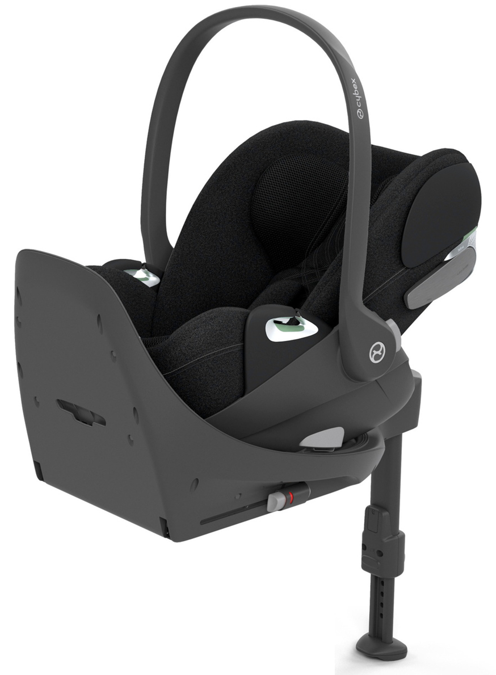 Коляска Cybex Priam IV Rosegold complete Cloud T Sepia Black Plus Base T 3 в 1 Leaf Green