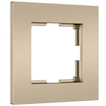 W0012911/ Рамка на 1 пост Slab (шампань софт) W0012911