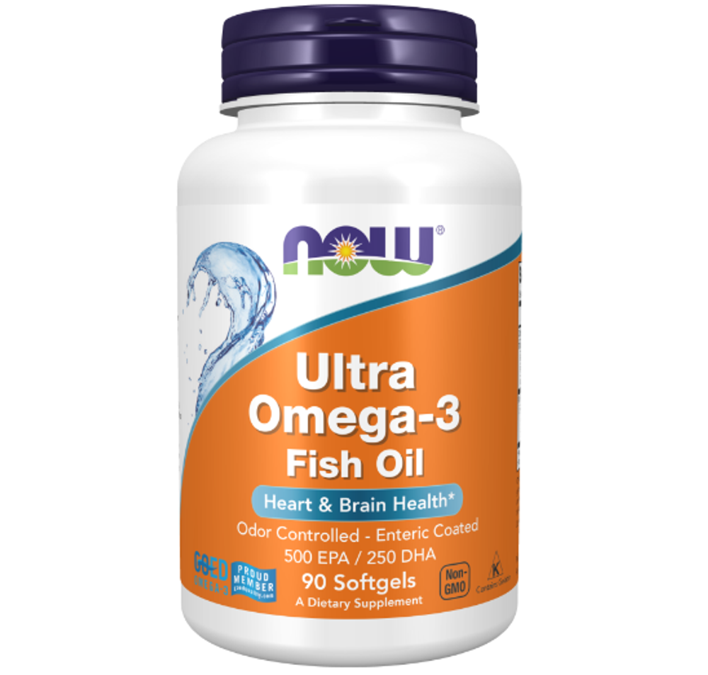 NOW Ultra Omega-3 90 гелевых капсул