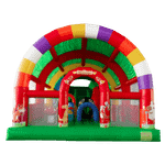 Батут с тентом "В кругу друзей"