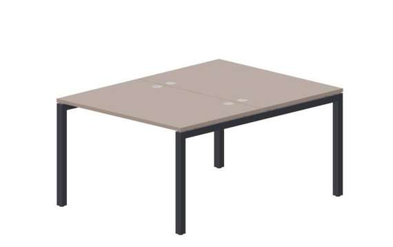 Составной стол Polo на 2 рабочих места 1180х1566х750мм (4 громмета)