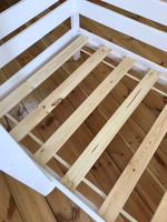 Кровать подростковая двухъярусная "Гуливер" 160*80 см без покраски 1 борт