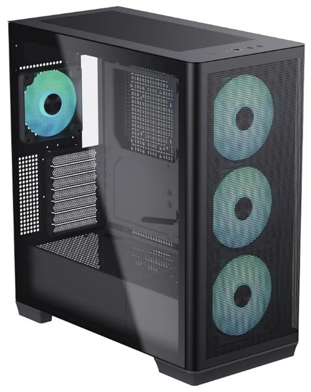 Корпус AeroCool C1-R-BK-V1 черный