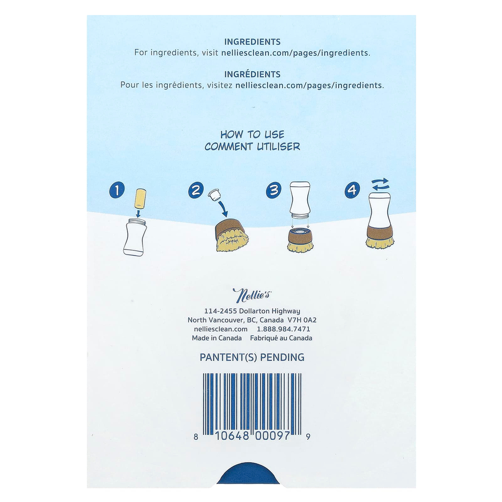 Nellie's, Держатель для посуды, 1 шт., 2 запасных стакана