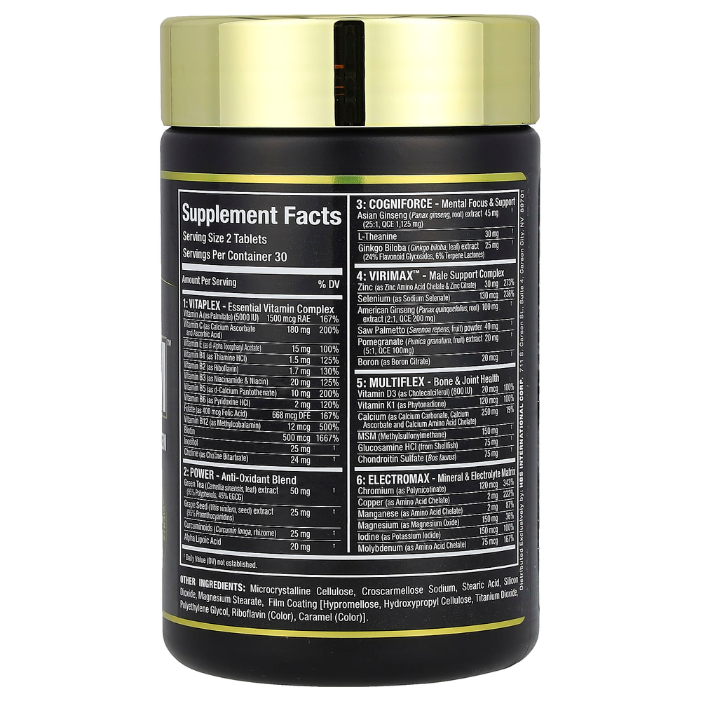 ALLMAX, Vitaform, мультивитамин премиального качества для мужчин, 60 таблеток