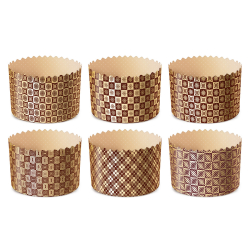 Форма бумажная для кулича «Новый стандарт» (500 гр, 134/100 мм) 156шт/туб