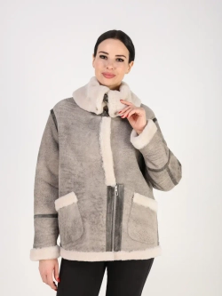 Дубленка зимняя натуральная авиатор пилот