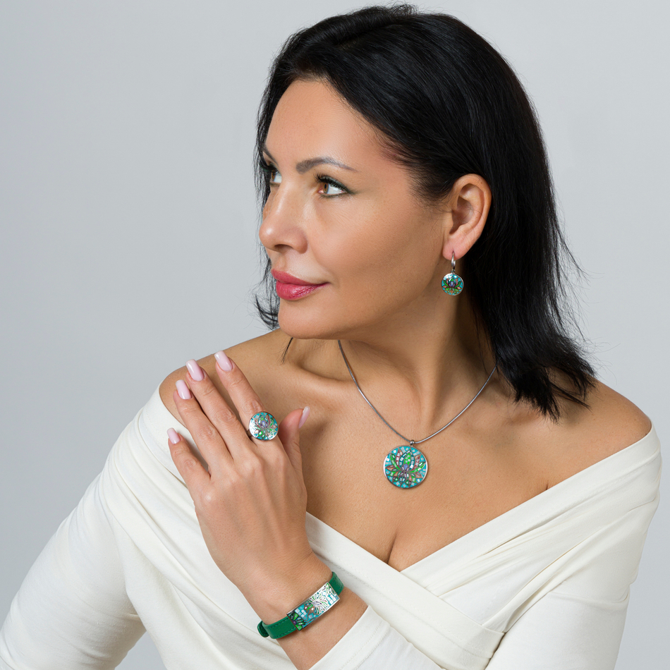 Серьги Fiore Luna AE03596-15