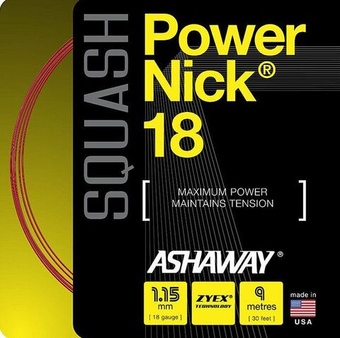 Струны для сквоша Ashaway PowerNick 18 (9 m) - red