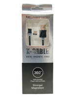 Кабель Usb - Lightning XS-025 магнитный (синий) 1м