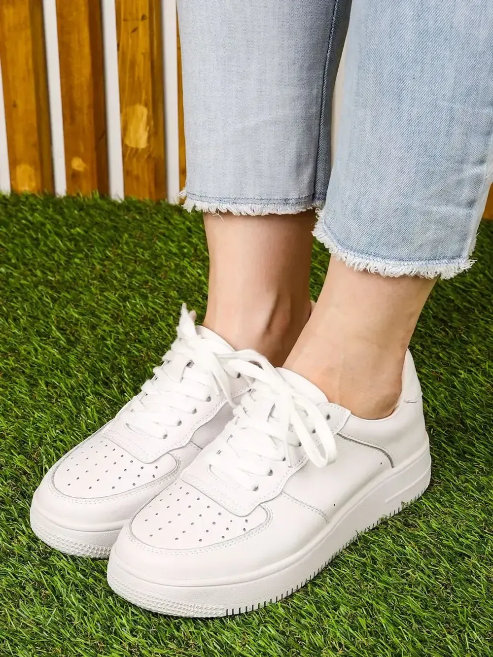 Кроссовки женские натуральная кожа