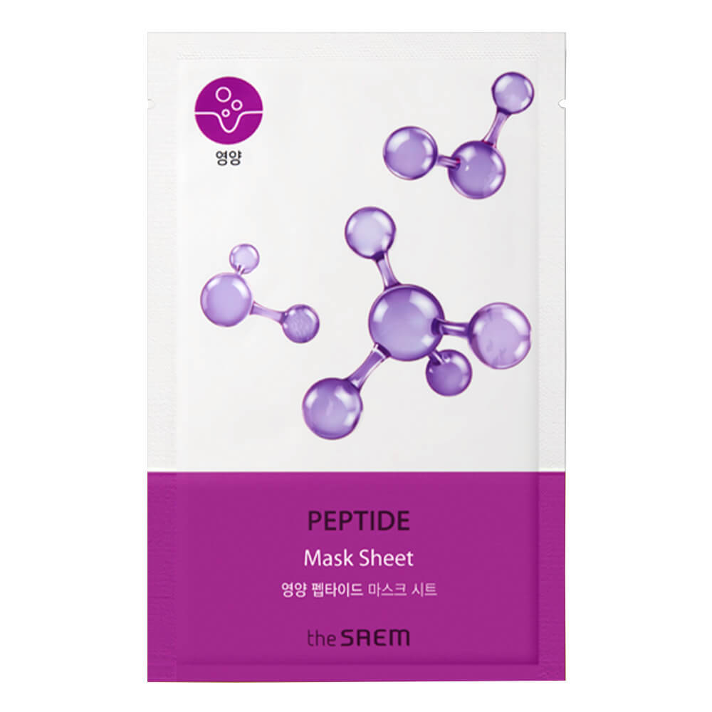 Тканевая маска с пептидами THE SAEM Bio Solution Nourishing Peptide Mask Sheet