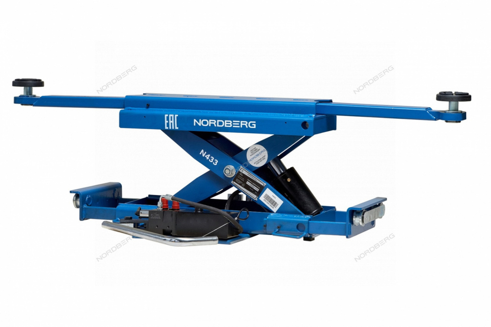NORDBERG N433_B Траверса с ручным приводом г/п 3т. для подъемников N634, 4445J, 4450J, синяя