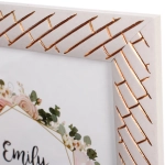 Фоторамка 15*20см «Флоренция» бледно-розовый, пластик