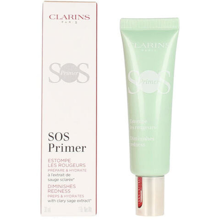 Clarins SOS Primer Увлажняющая база под макияж с эффектом коррекции цвета