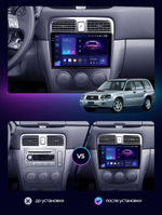 Магнитола для Subaru Forester 2 (SG5) 2002-2007 - RedPower 563 Android 10, QLED+2K, ТОП процессор, 6Гб+128Гб, CarPlay, SIM-слот